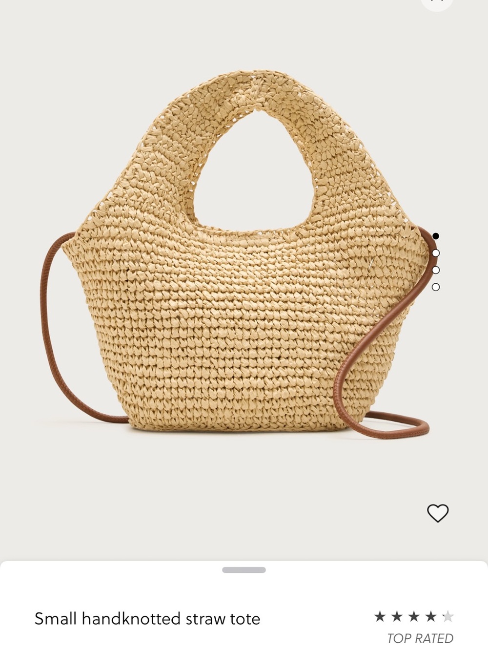 NWT J Crew Small Handknotted Crossbody Bag